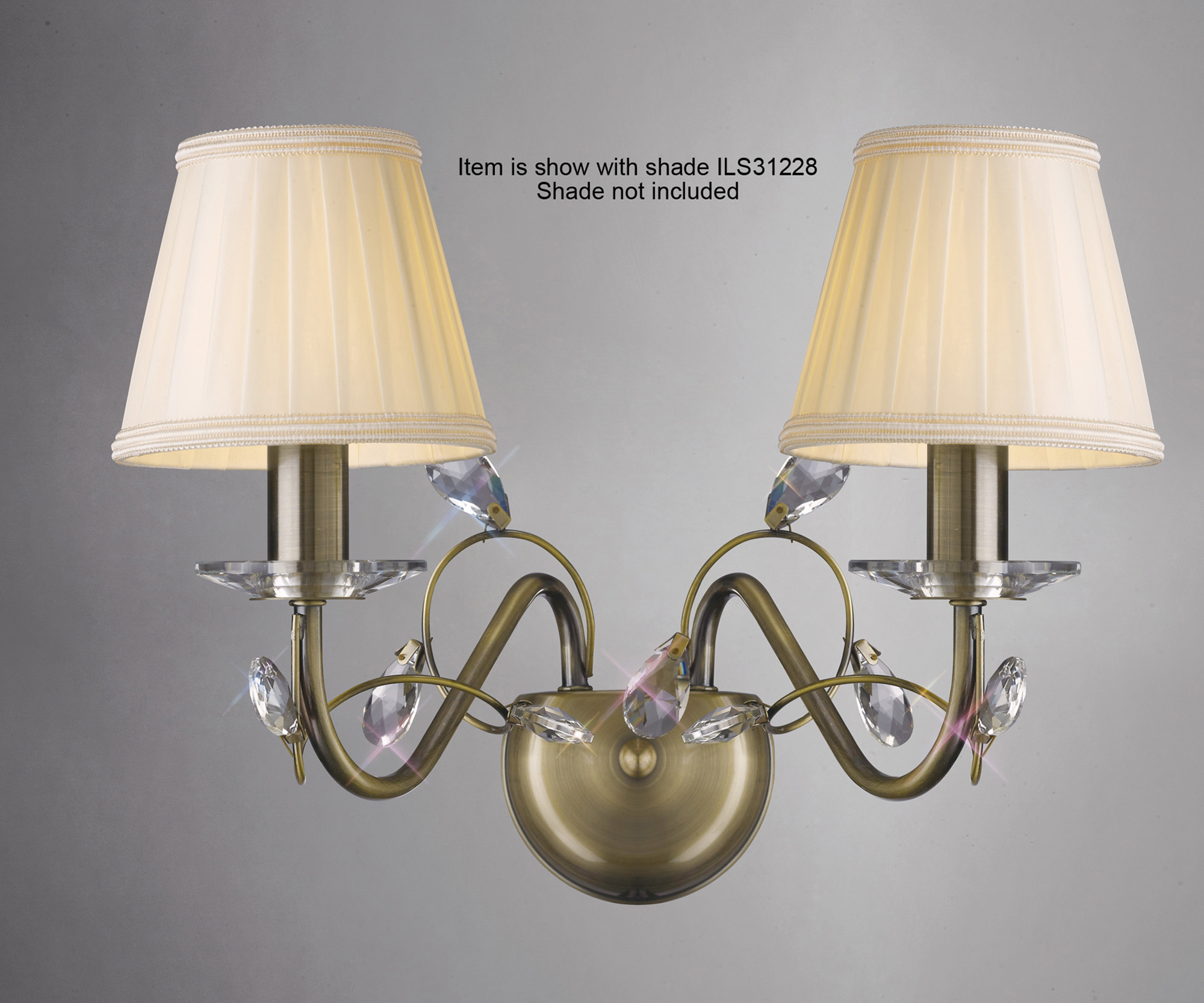 Willow Crystal Wall Lights Diyas Traditional Crystal Wall Lights